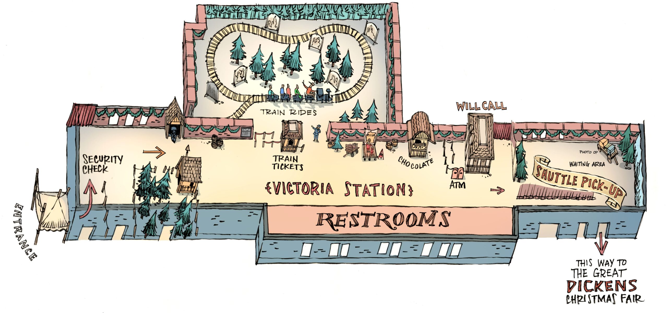 Victoria Station map